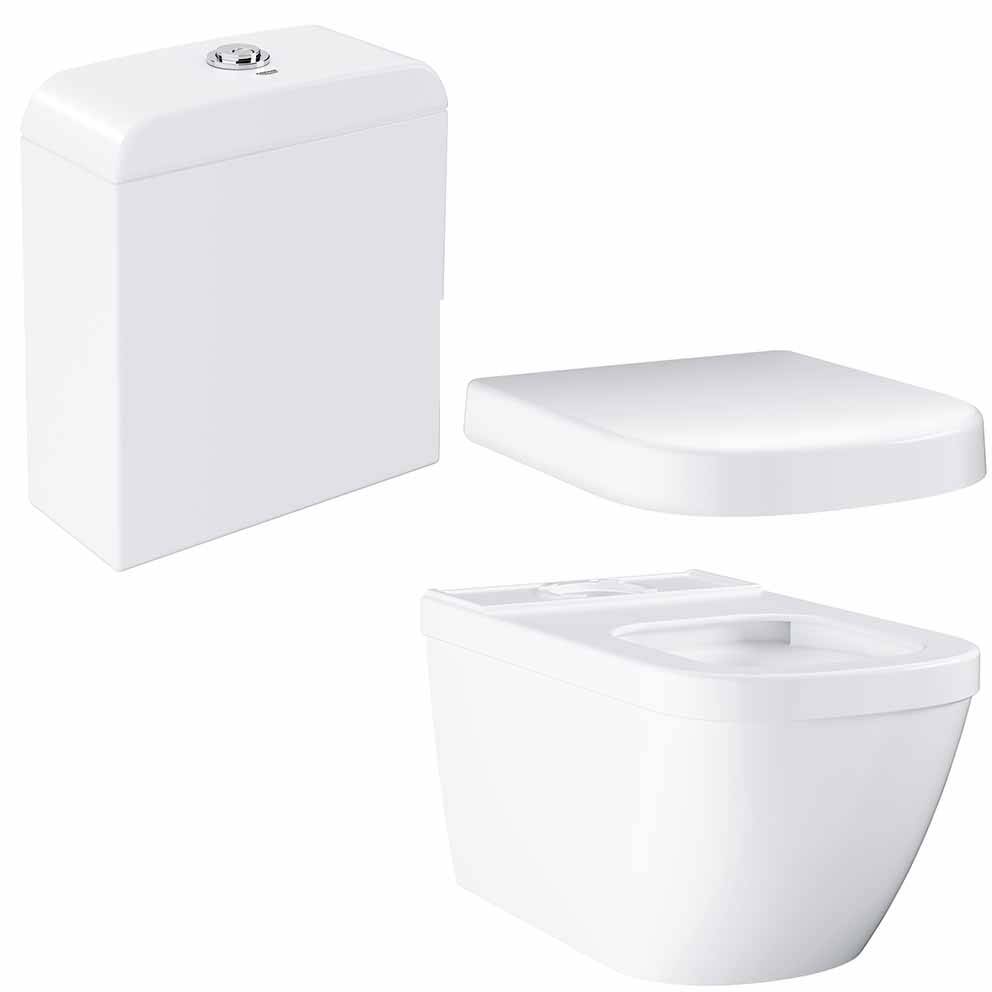 NW0015-1 Компакт унитаз с бачком Белый Grohe Euro Тайвань