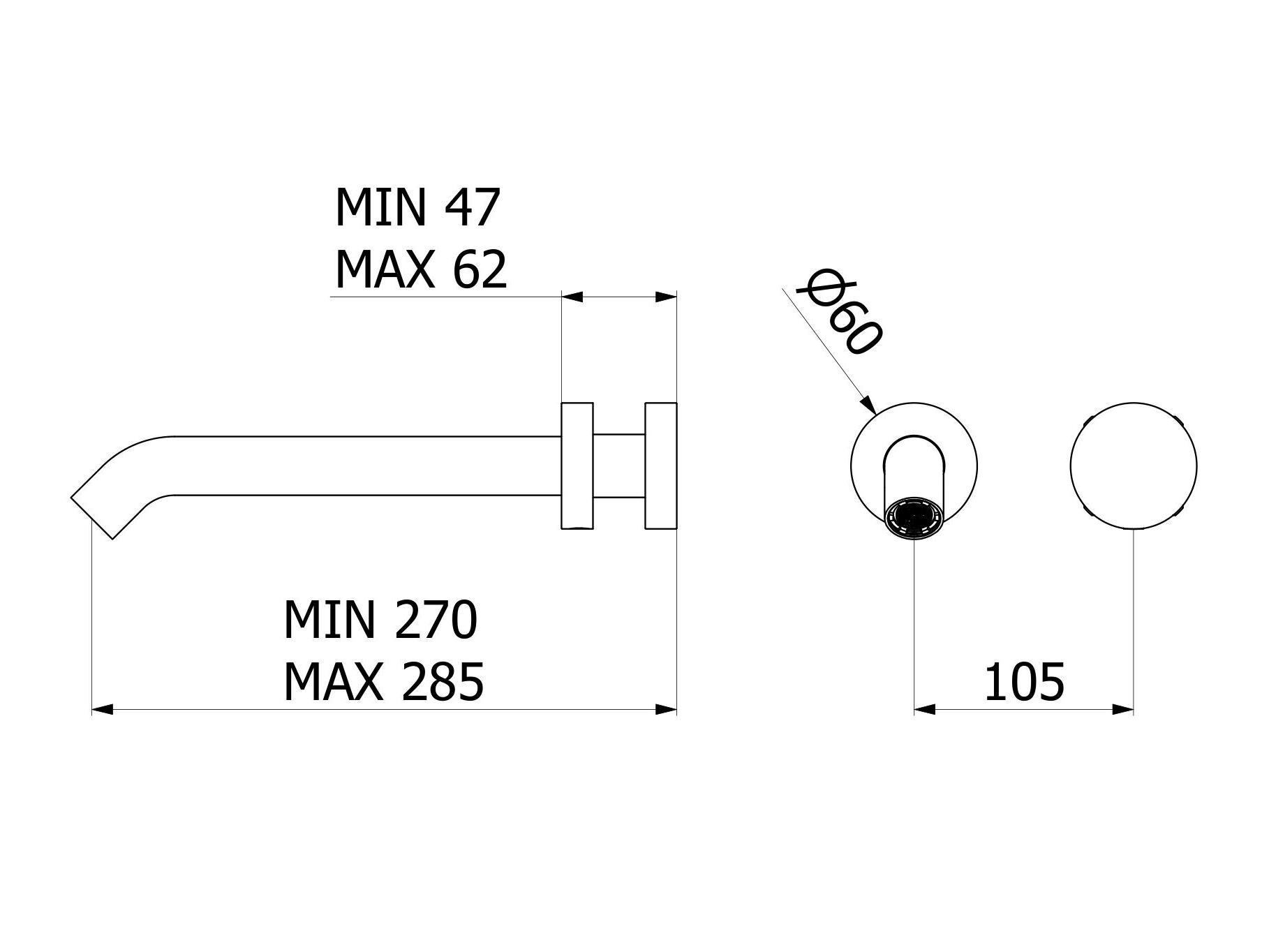 Смеситель для раковины из нержавеющей стали с 2 отверстиями IB ARCH-00124739 - Вид №1