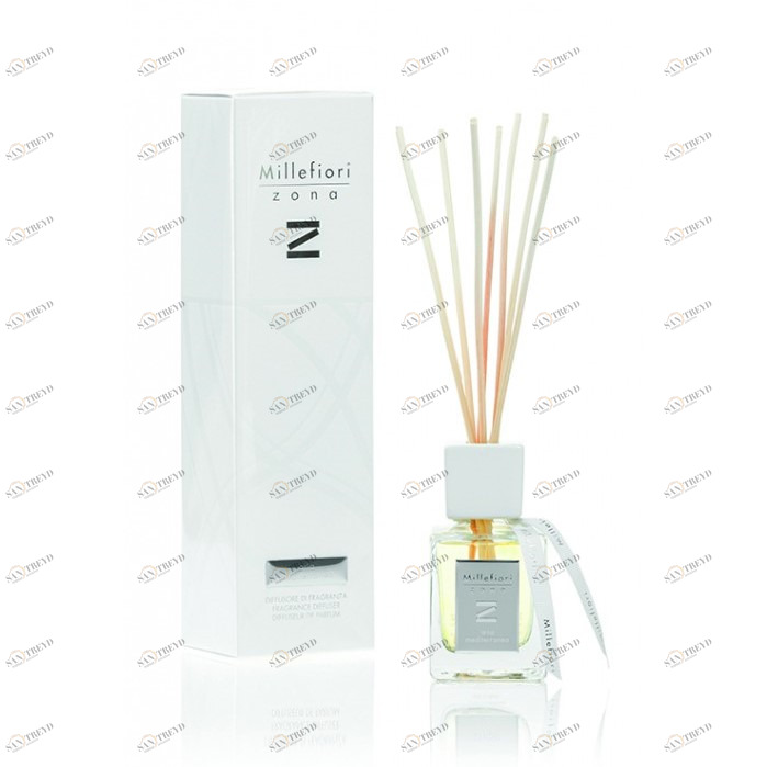 Диффузор с палочками 100мл "Средиземноморский "Воздух" MILLEFIORI MILANO ВОЗДУХ 267503 Белый 