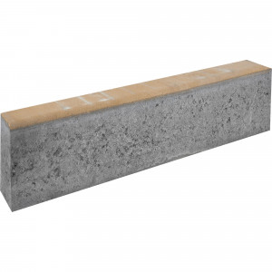 82001781 Бордюр тротуарный двухслойный Braer 1000х200х80 мм цвет песочный