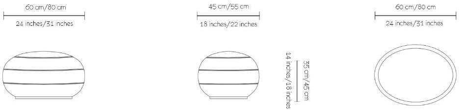 MORADA Мягкая подставка для ног из нубука  Egg otm  - Вид №3