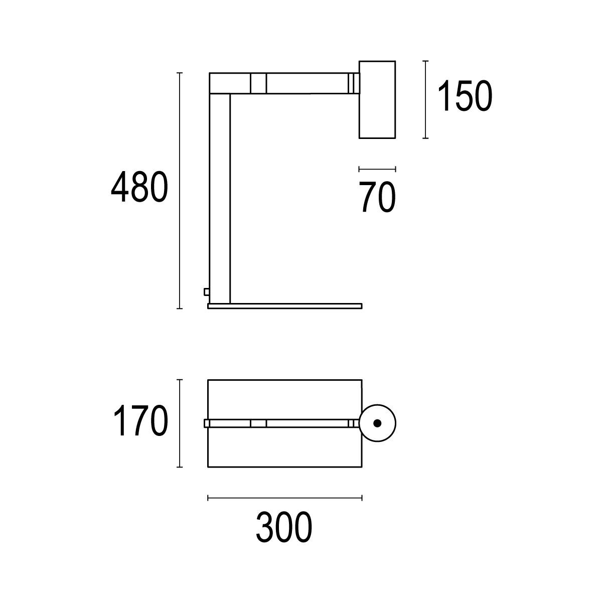 Регулируемая латунная настольная лампа Ghidini Lighting Talitha ARCH-00084778 - Вид №2