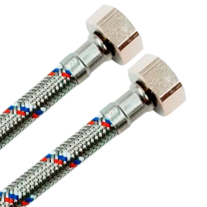 Гибкая подводка РОСТЕРМ для водоснабжения 1/2" 100 см 89409385