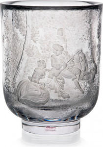 85500 Moser Ваза 20см "Игры любви" Хрусталь бессвинцовый