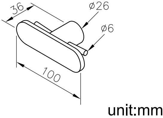 JUSTIME Настенный держатель для зубных щеток из хромированной латуни Charming 6922-35-80cp - Вид №1