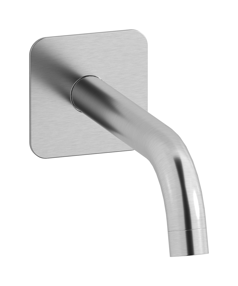 Настенный длинный излив. WE ARE IB id322ss_22 Brushed Nickel Industria