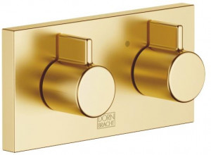 36325985-28 Xgate вентиль для смешивания с регулированием расхода для настенного монтажа - латунь сатинированная Dornbracht Symetrics