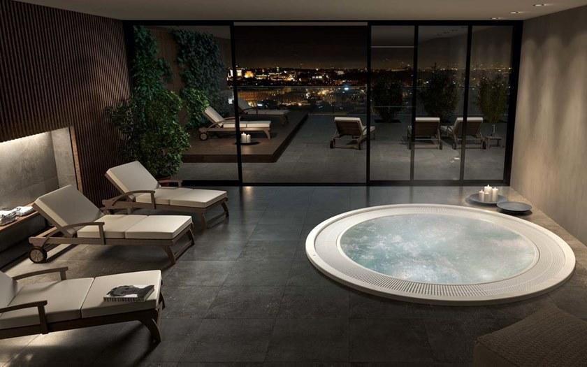 Albatros Круглый 9-местный мини-бассейн с хромотерапией  08fom230  - Вид №1