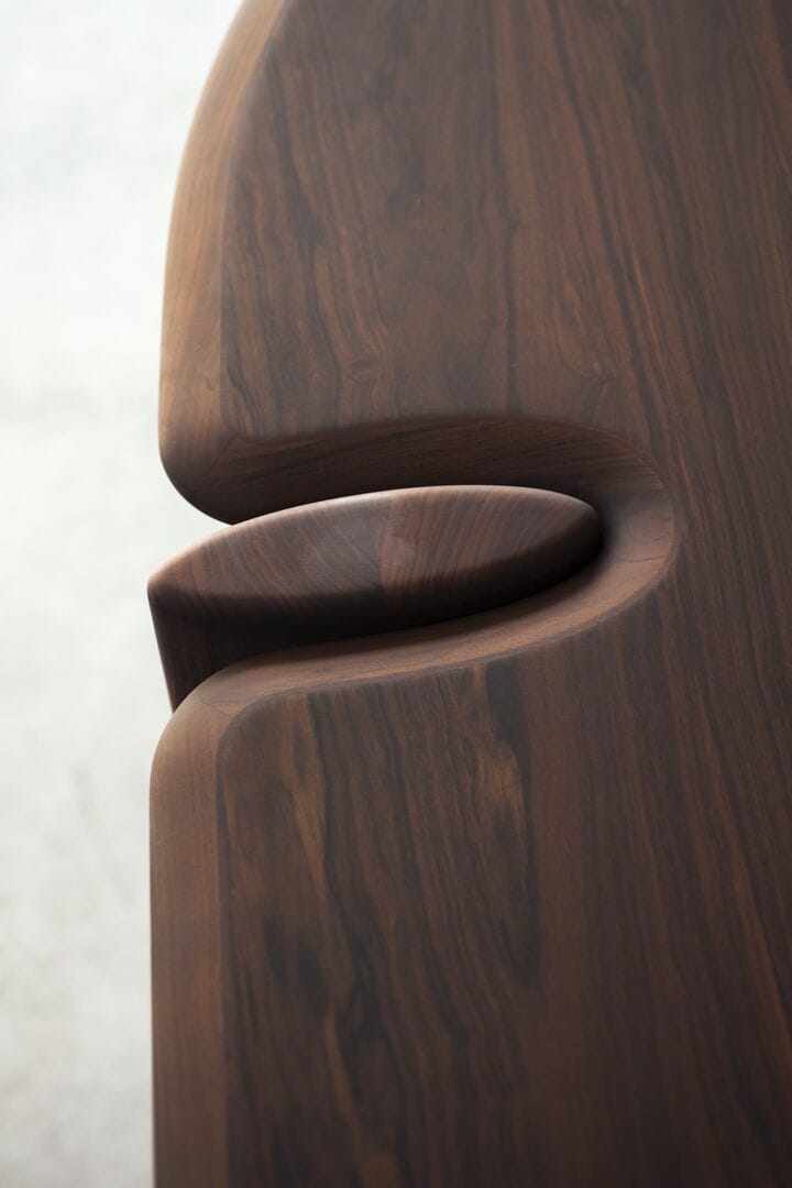 Стол из массива дерева произвольной формы Baxter ISAMU WOOD ARCH-00105084 - Вид №11