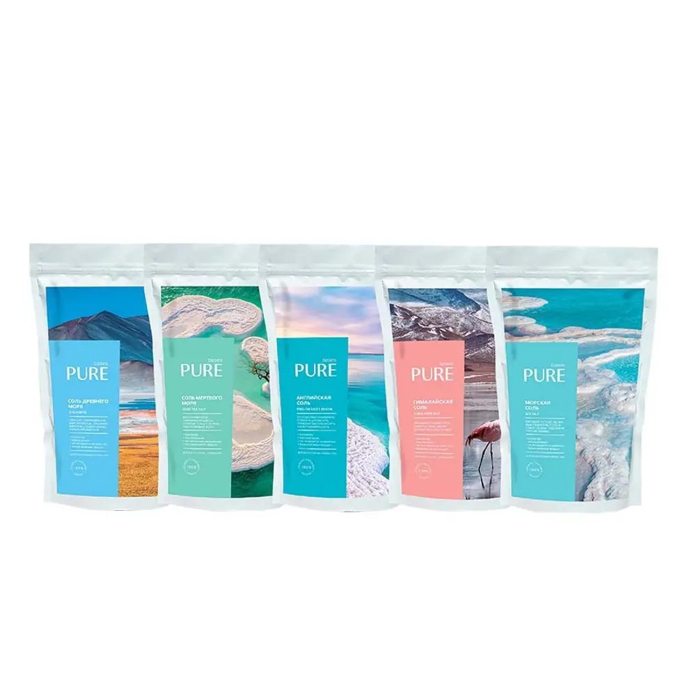 Набор соли для ванн Pure Basis Морское Путешествие 500 г x 5 шт PURE BASES STLM-2124460