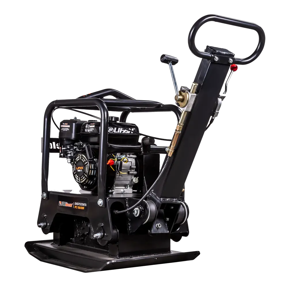 Виброплита бензиновая Foxweld PC 150/35R двигатель Lifan, 4800 Вт, 702x497 мм STLM-2129549 - Вид №4