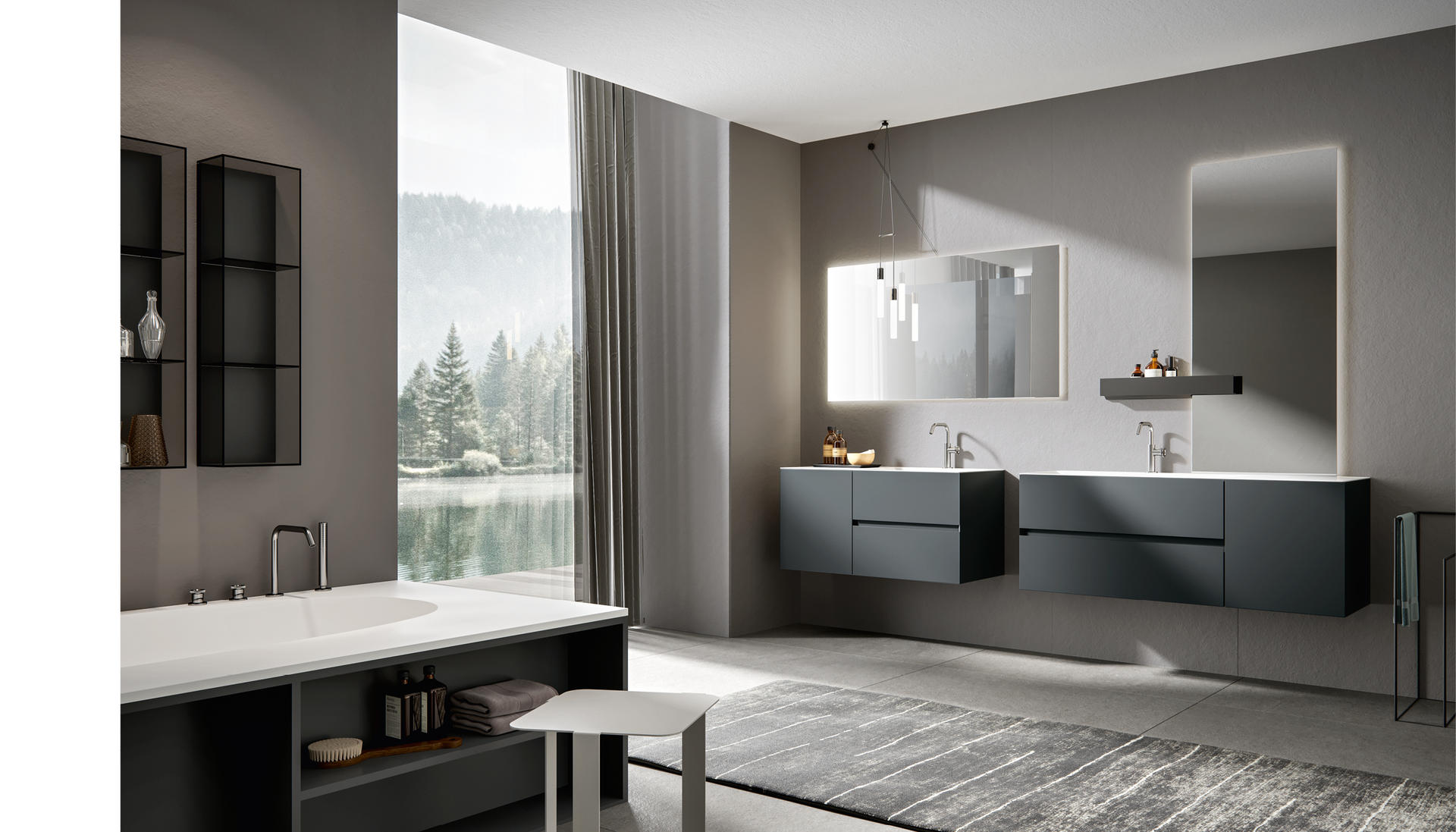 ED-ST16 Edone Книжные ванны КНИГА доступны в различных комбинациях установки  - Вид №3