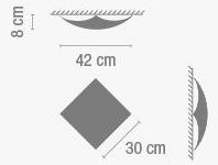 Vibia Настенный светильник из стекла Quadra ice sun-id-1454516 - Вид №1