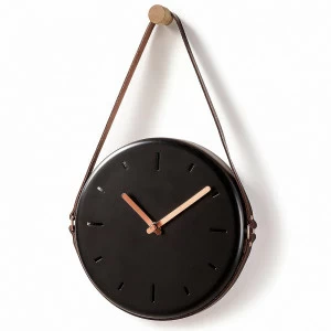 Часы настенные черные Wolly от La Forma LA FORMA WOLLY 344221 Черный