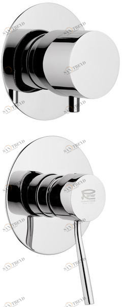 Remer Rubinetterie Смеситель для душа с переключателем Minimal N 94 c