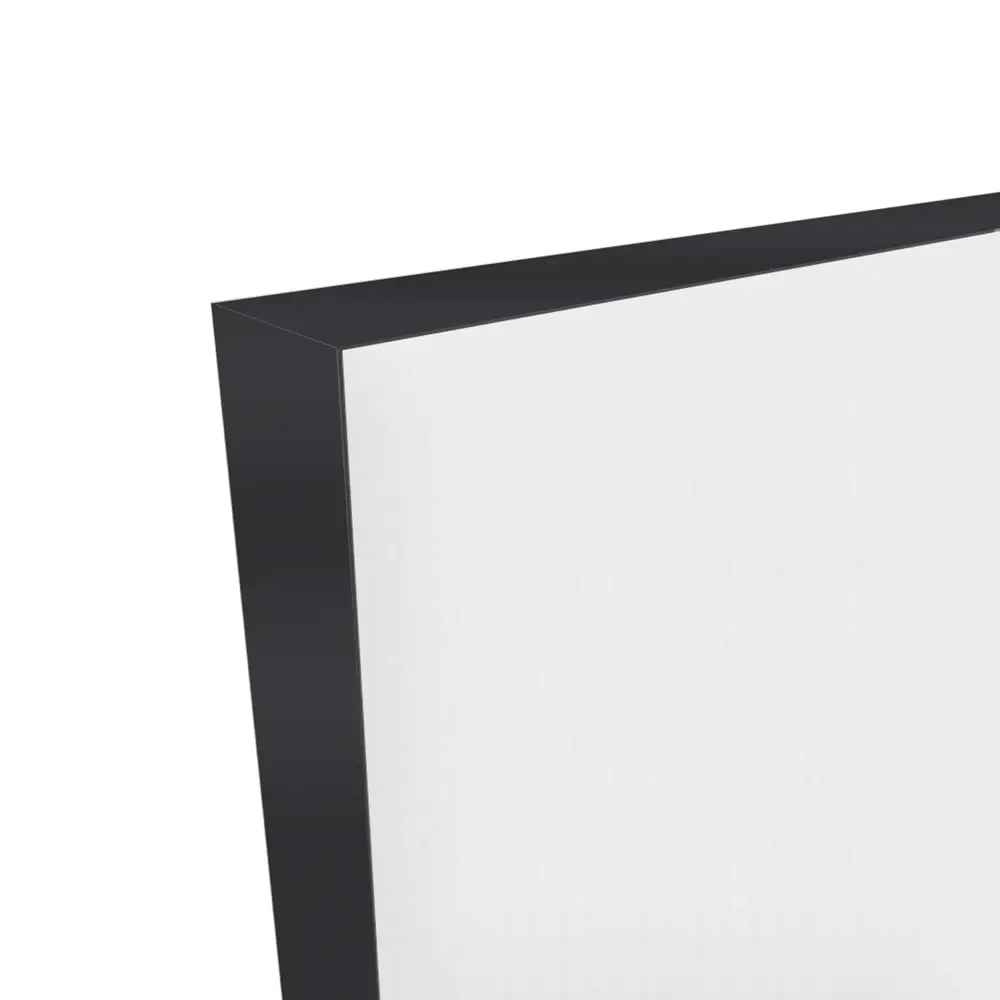 Дверь межкомнатная глухая Invisible 90x220 см цвет белый с замком черная кромка правая 89433724 STLM-2083161 VELLDORIS  - Вид №4