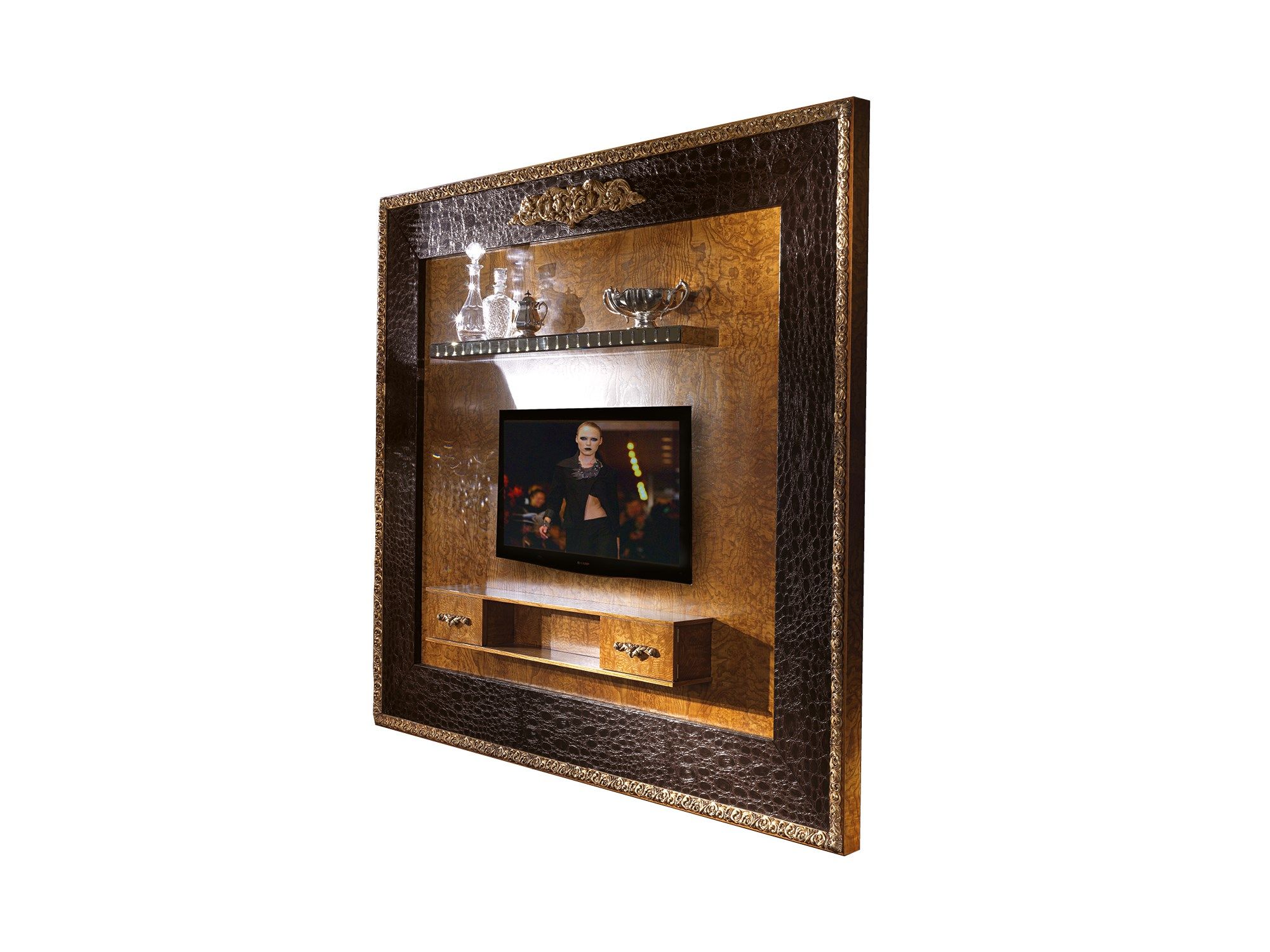 Оборудованная стена установленная с ТВ-стойкой A.R. Arredamenti ARCH-00123095 - Вид №1