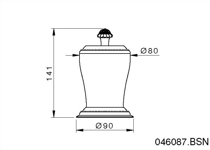 Bronces Mestre Коробочка для украшения Boutique 046087.bsn.00 - Вид №1