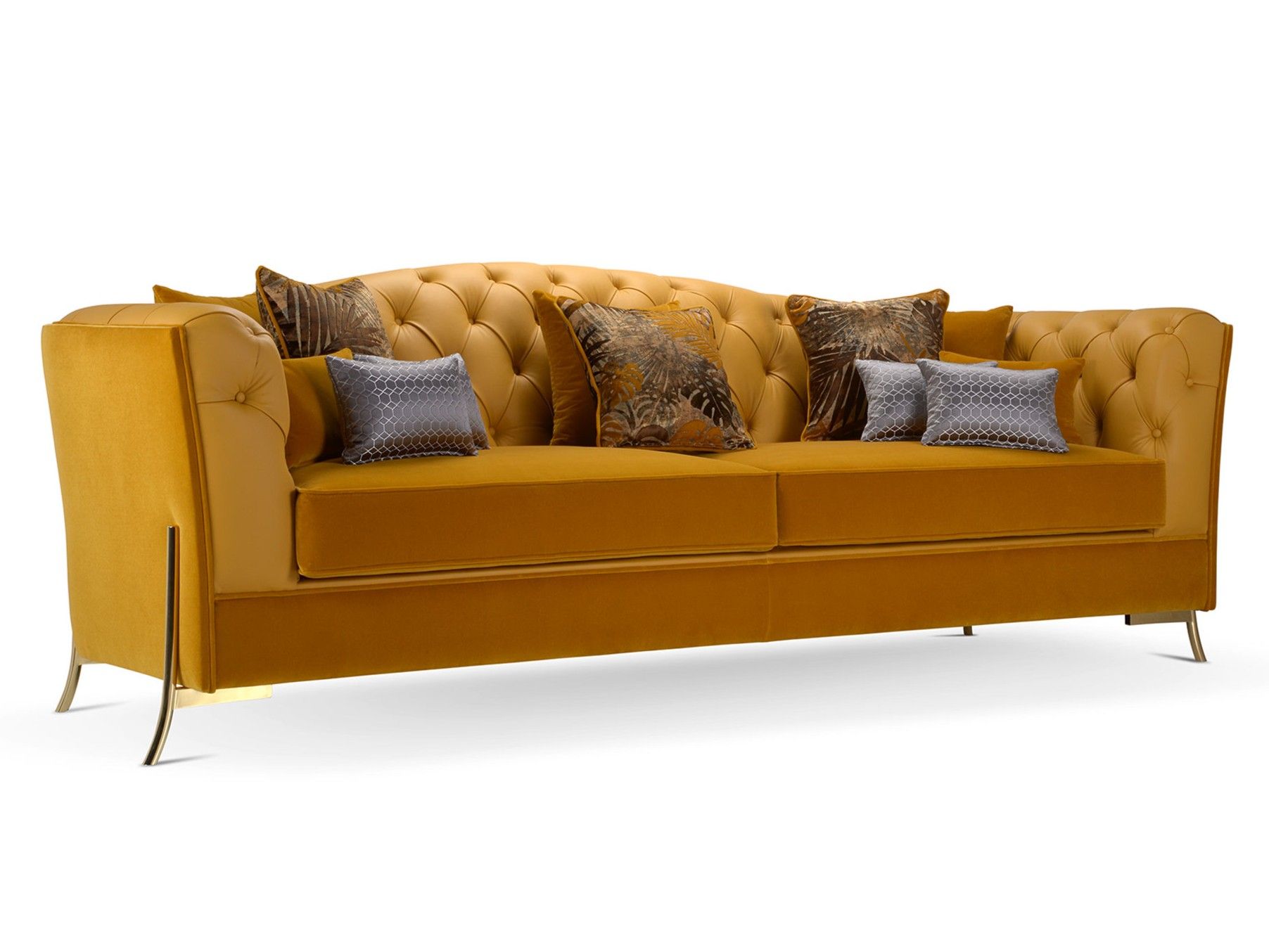 Ткань capitonné диван с огнестойкой обивкой Domingo Salotti Nefele ARCH-00071336 - Вид №1