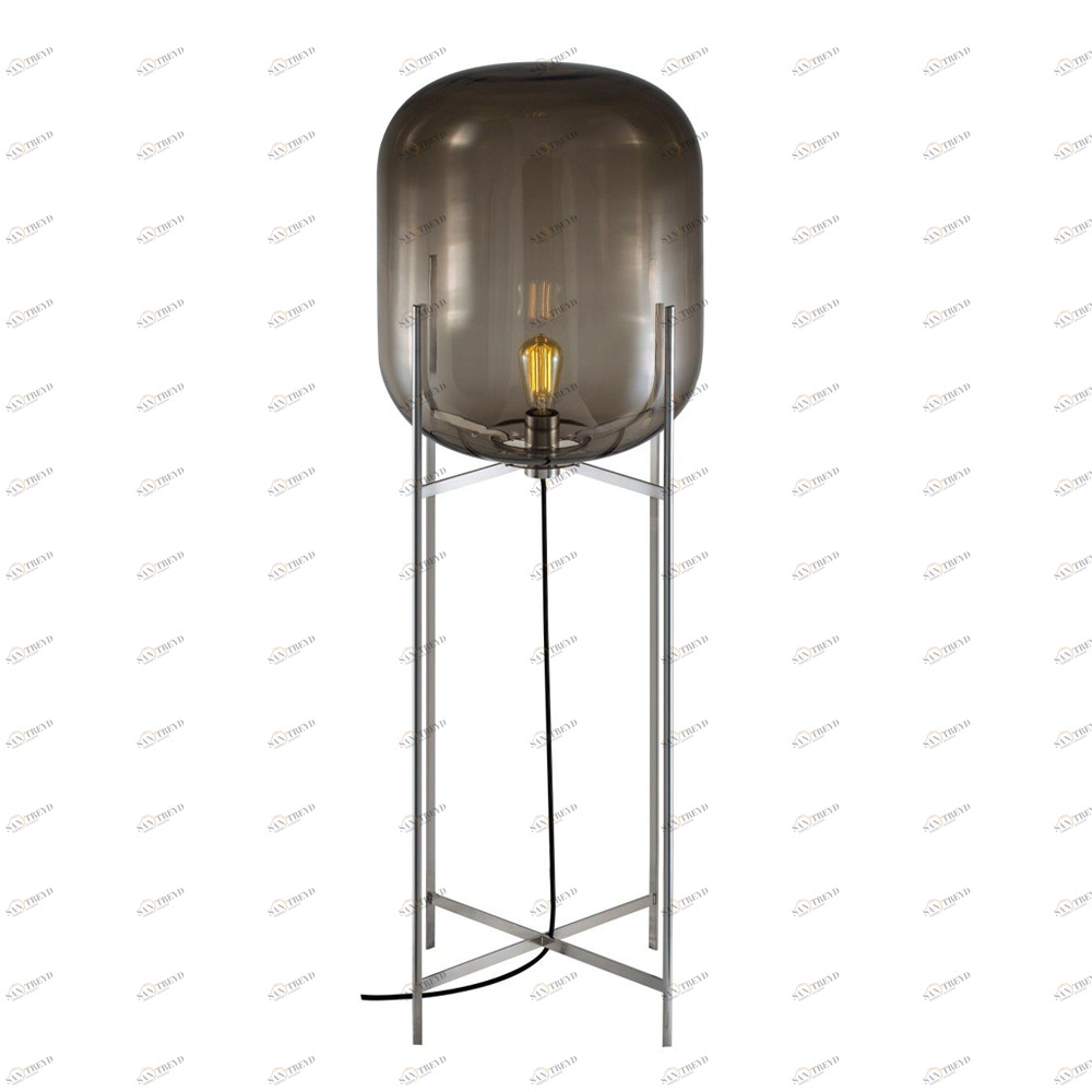 Торшер Oda от Delight Collection 9355F DELIGHT НЕОБЫЧНЫЕ 244429 Серый;хром 