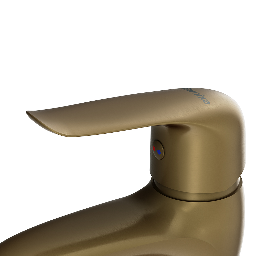 330210000 Gold смеситель для умывальника Damixa Palace Evo  - Вид №3