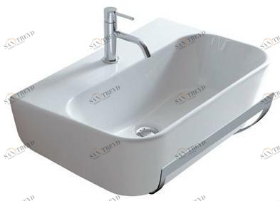 5401 Подвесная раковина настенная овальная Galassia MEG11 белая