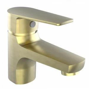 Orange Loop M26-021BR однозахватный смеситель для раковины без донного клапана. Цвет: бронза Хром