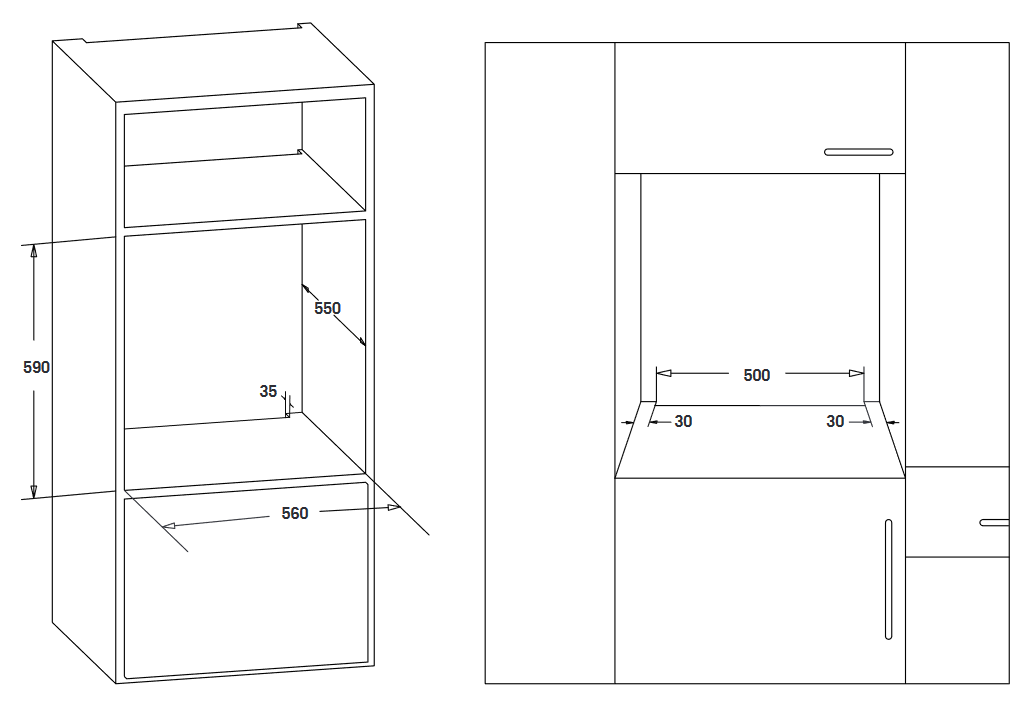 9140908 Электрический духовой шкаф Delvento V6EB59005 черный STDN-0106775 - Вид №8