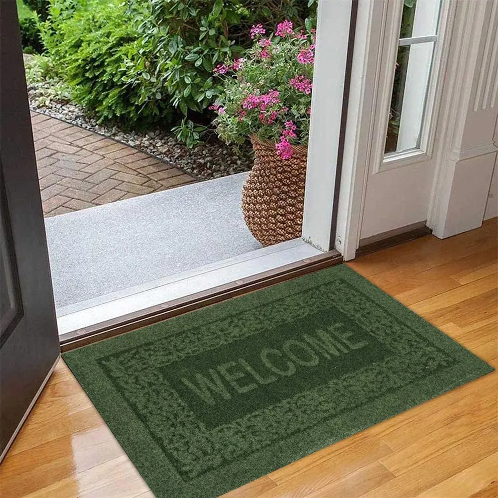 Коврик 40x60 см полипропилен/латекс цвет зеленый 89091776 STLM-2049342 CTIM  - Вид №5