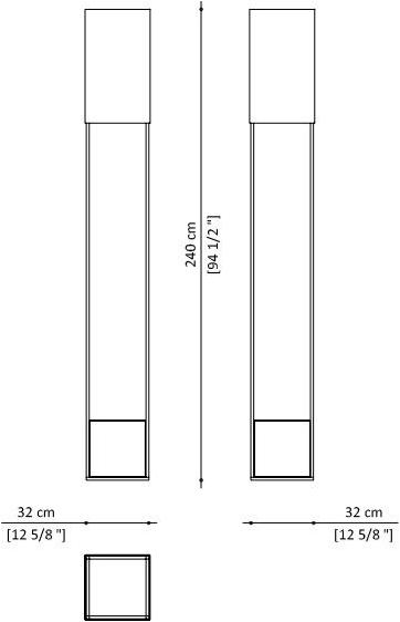 Paolo Castelli Светодиодный торшер из металла и пергаментной бумаги For hall sun-id-1476056 - Вид №5