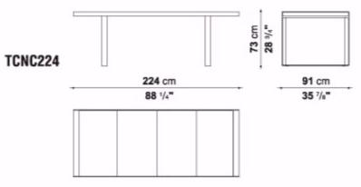 B&B Italia Outdoor Садовый стол со столешницей из керамогранита Canasta '13 sun-id-1468712 - Вид №3