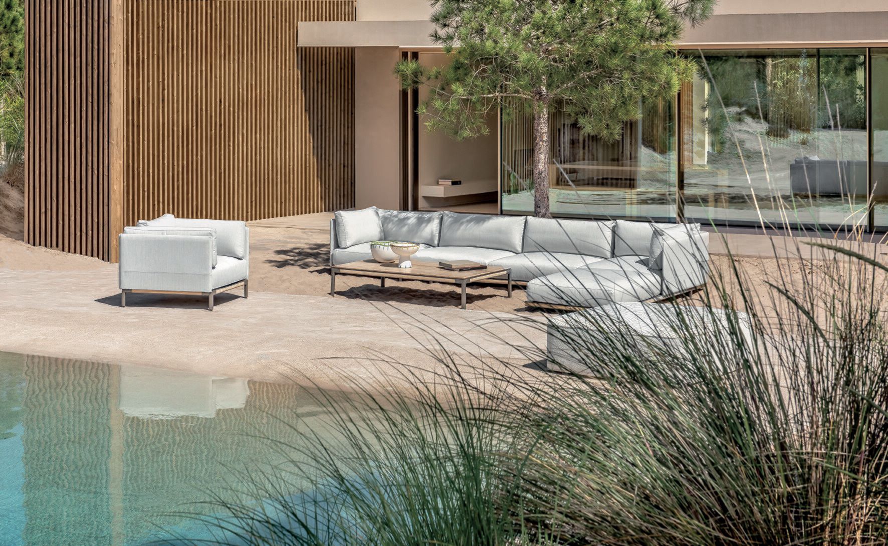 Ткань сад пуфик Ethimo залив ARCH-00138215 - Вид №1