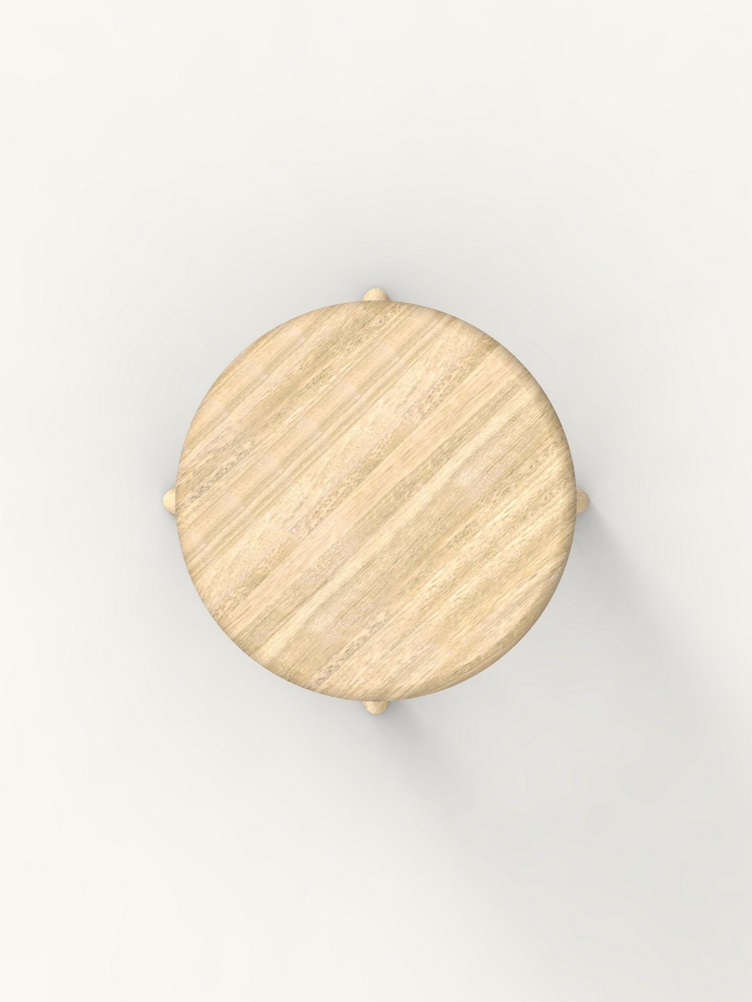 Высокий дубовый барный стул с подставкой для ног BassamFellows BOWL ARCH-00133107 - Вид №2