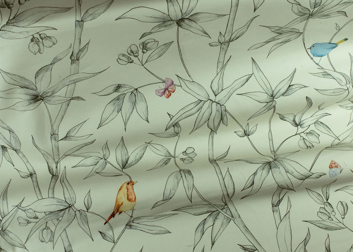 Обивочная ткань с цветочным рисунком Jannelli&Volpi СП GRANDE CORNICHE FABRICS ARCH-00100341 - Вид №1