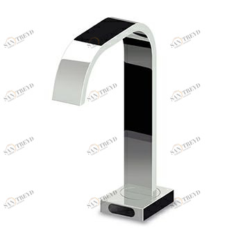 ZA5413 Электронный смеситель для раковины. Рекомендуется установка с термостатом для регулирования температуры. Zucchetti Aguablu 