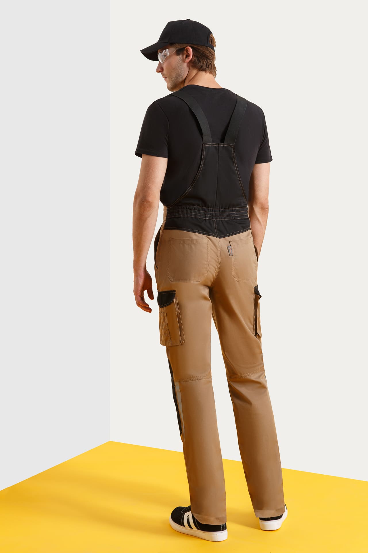 64631 Костюм  NEW 2 бежевый с черным STATUS  Летняя спецодежда  размер 52-54/170-176  - Вид №9