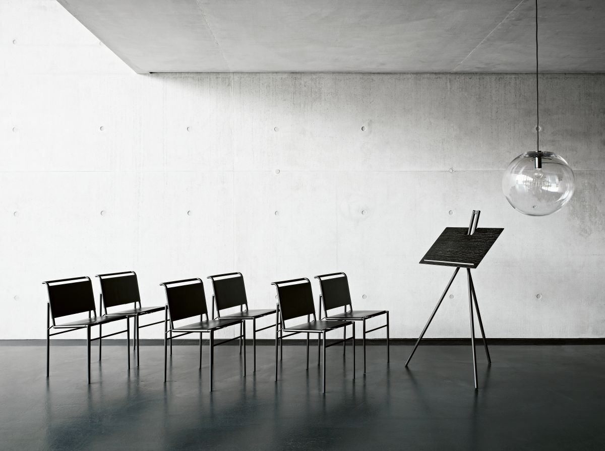 Стальной каркас кожаный стул Classicon Roquebrune ARCH-00064528 - Вид №9