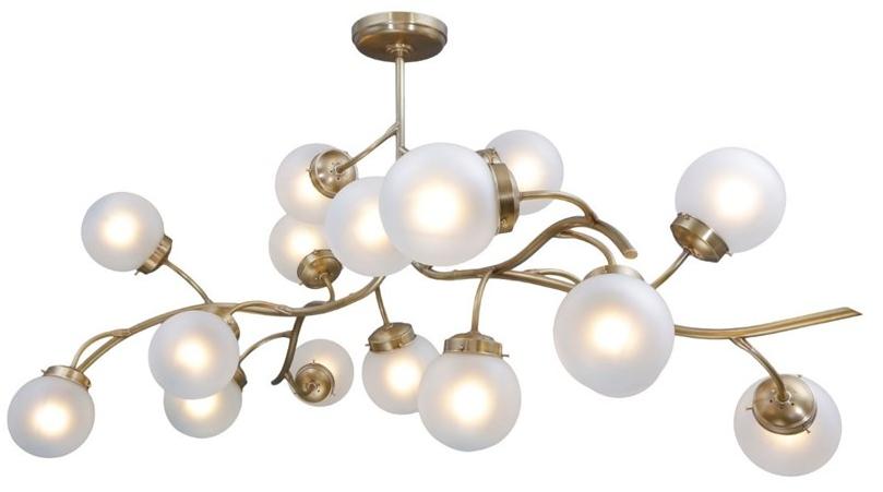 Patinas Lighting Потолочный светильник из латуни Primavera sun-id-1403004 - Вид №1