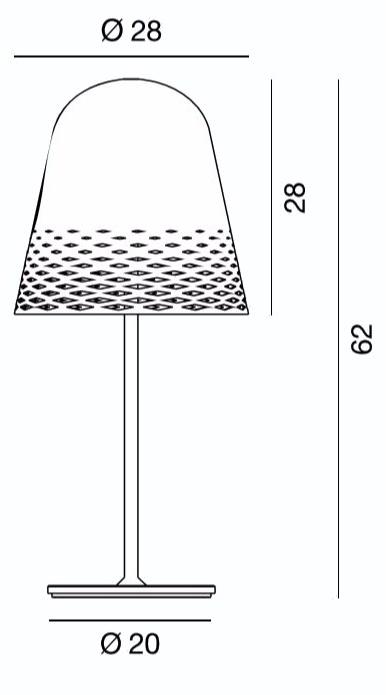 Rotaliana Настольная лампа из алюминия с фиксированным кронштейном Capri sun-id-1482166 - Вид №2