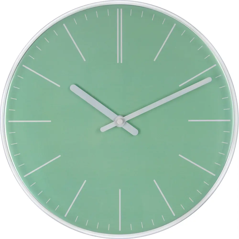 Часы настенные Troykatime Нордик круглые пластик цвет зеленый бесшумные ø30 см DESIGN FASНION STLM-2095992