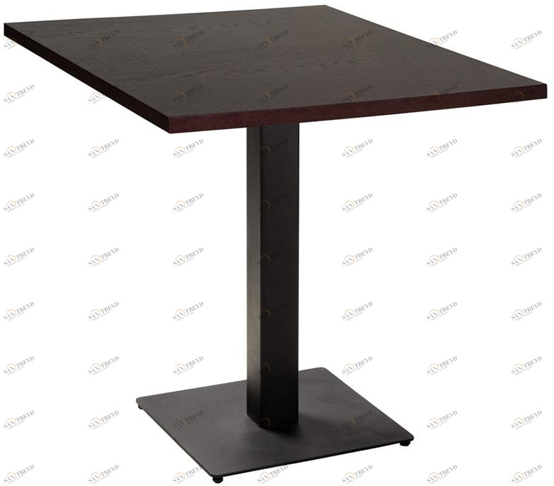 2656 Стол Квадро Venge 80*80 R-HOME 160428+401119_венге