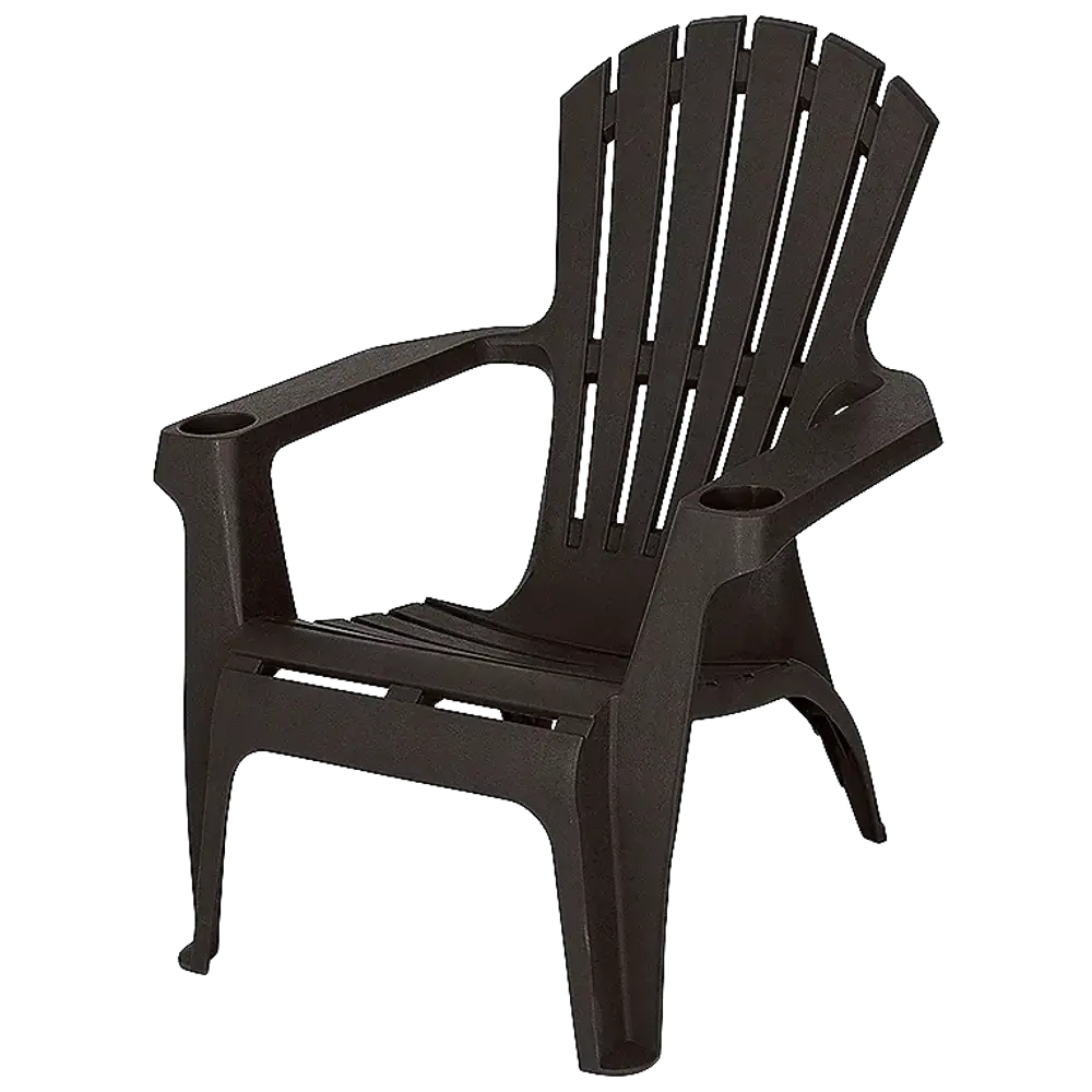 Кресло Мiаmi 73.5x74.5x88.8 см полипропилен темный шоколад ЭЛЛАСТИК-ПЛАСТ STLM-2107269 - Вид №1