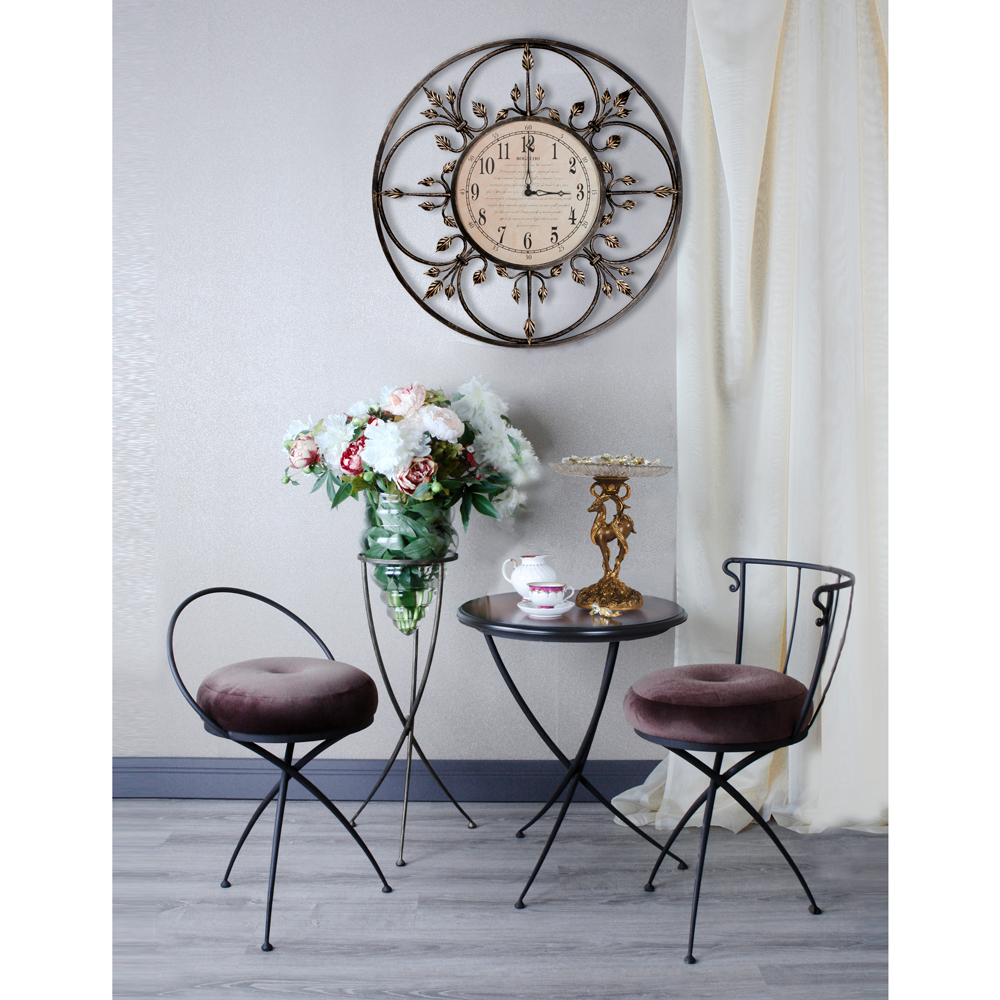 47007 Часы настенные London Time большие Амбер BOGACHO 4627138240939 - Вид №1