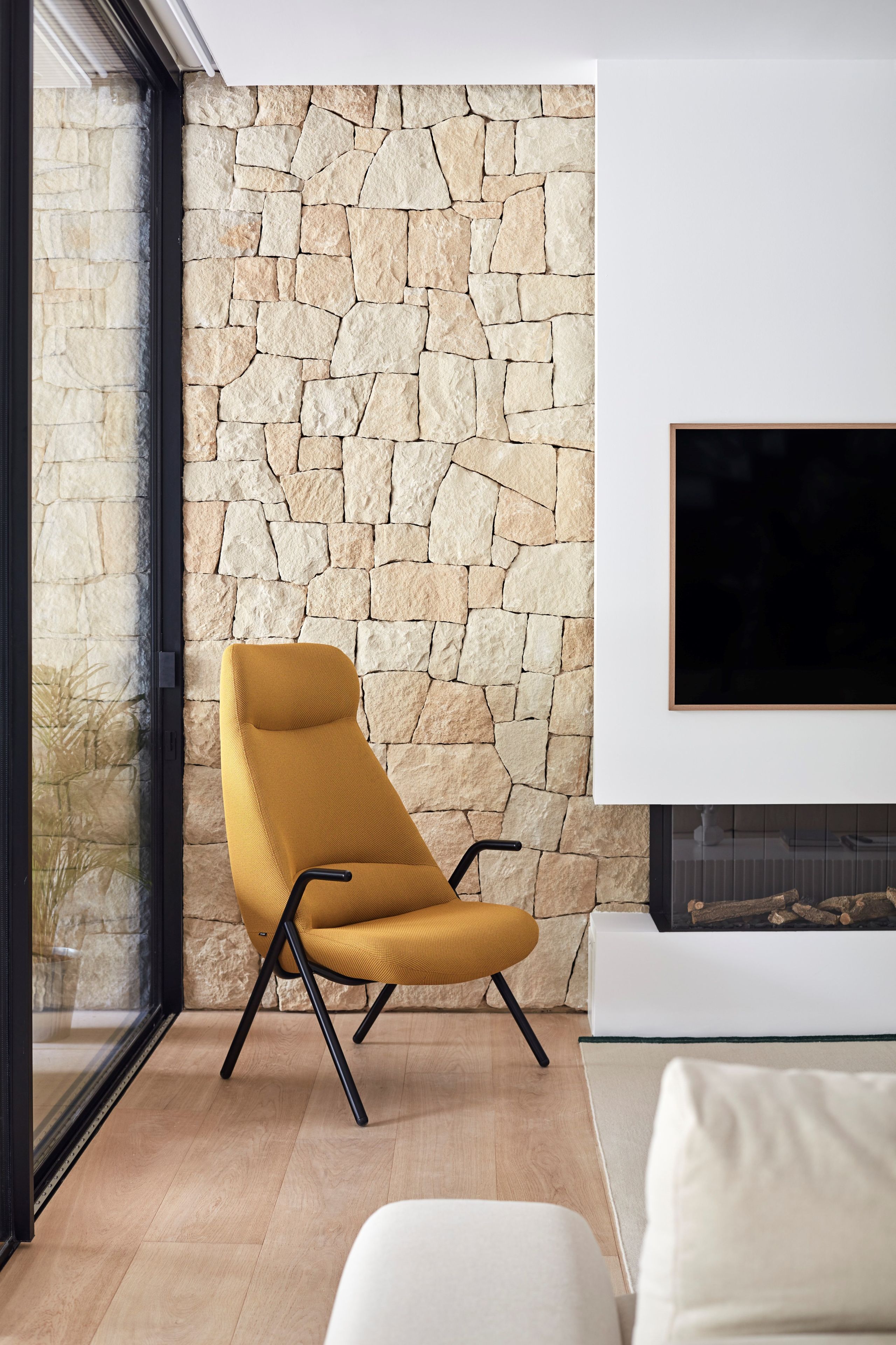 Кресло из полиэстера с высокой спинкой TEULAT Dins ARCH-00130282 - Вид №6