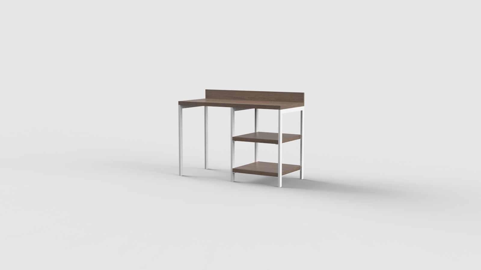 Прямоугольный стол с полками для контракта Mobilspazio ARCH-00076414 - Вид №35
