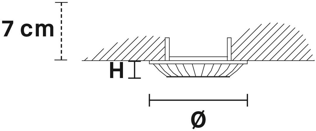 Masiero Полувстраиваемый точечный светильник из латуни Brass & spots sun-id-1373991 - Вид №1