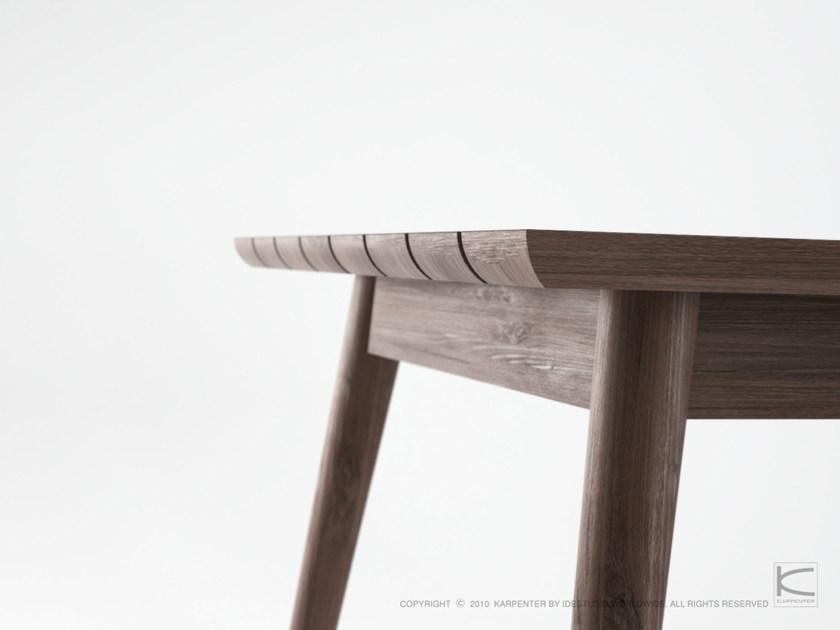 KARPENTER Прямоугольный садовый стол из тика Vintage outdoor sun-id-1442056 - Вид №3