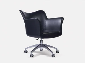 MORADA Вращающееся кресло с кожаной обивкой и подлокотниками Jenn Jenn dskc