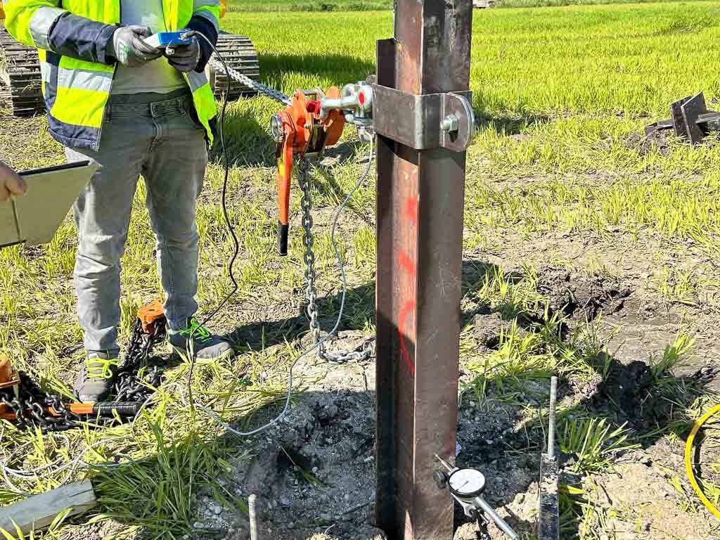 Интегрированная система испытаний POT на стальных профилях NOVATEST нагрузочные испытания ARCH-00150497