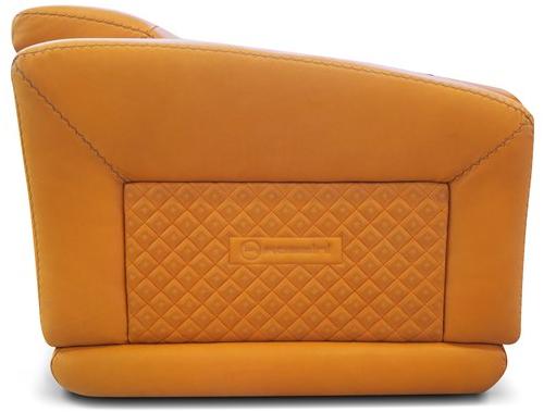 Rossini Sofas Секционный изогнутый кожаный диван с подголовником Monicelli sun-id-1491227 - Вид №8